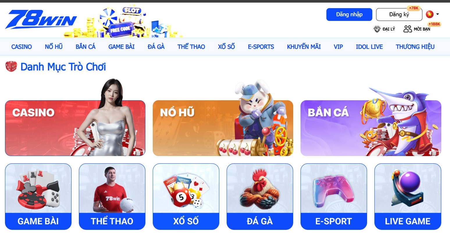Tổng quan các nhóm sản phẩm và nội dung giải trí tại 78WIN.
